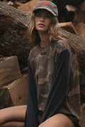 90's Long Sleeve - Decoy Camo in Earth
