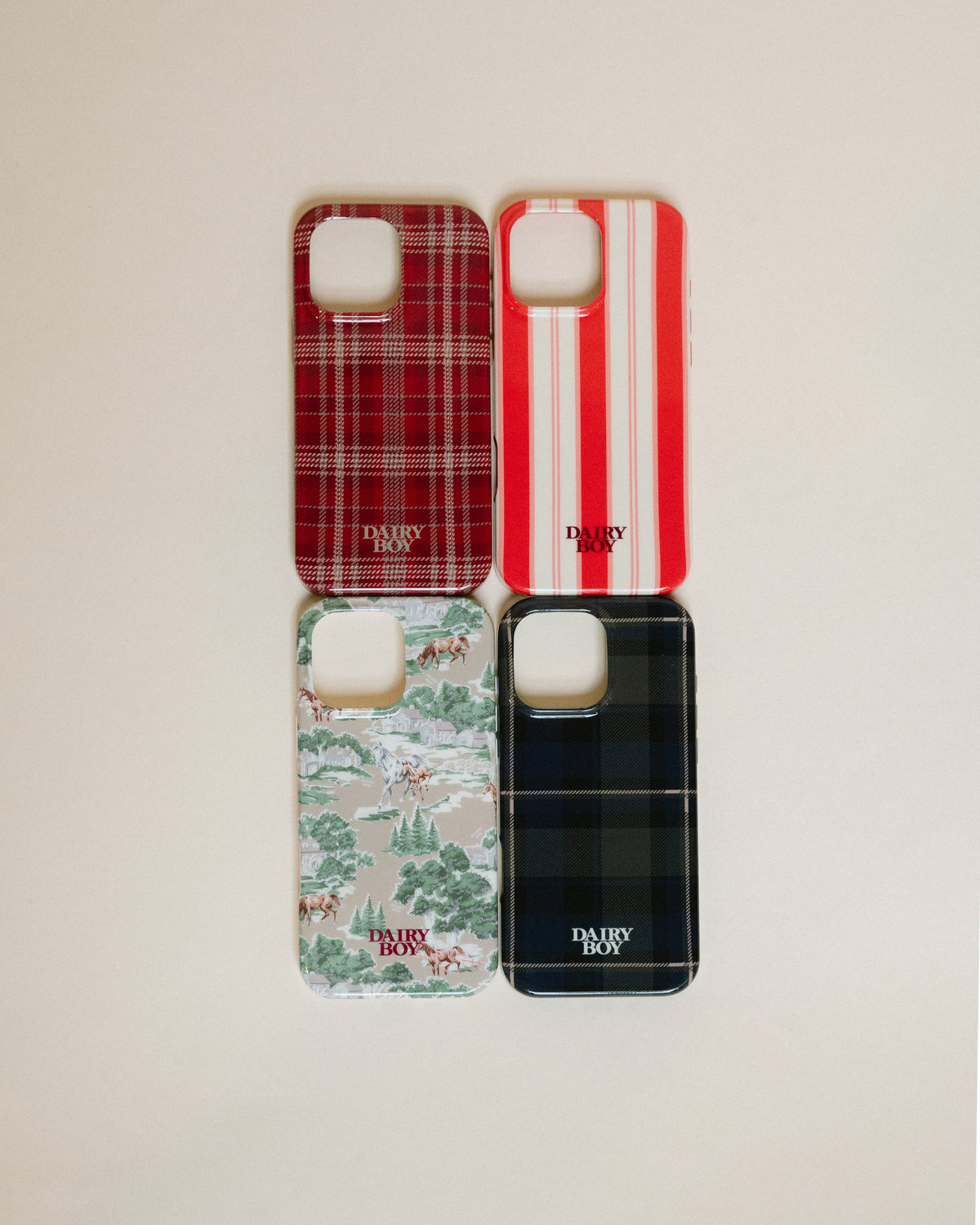 Holiday Phone Case - Red Plaid