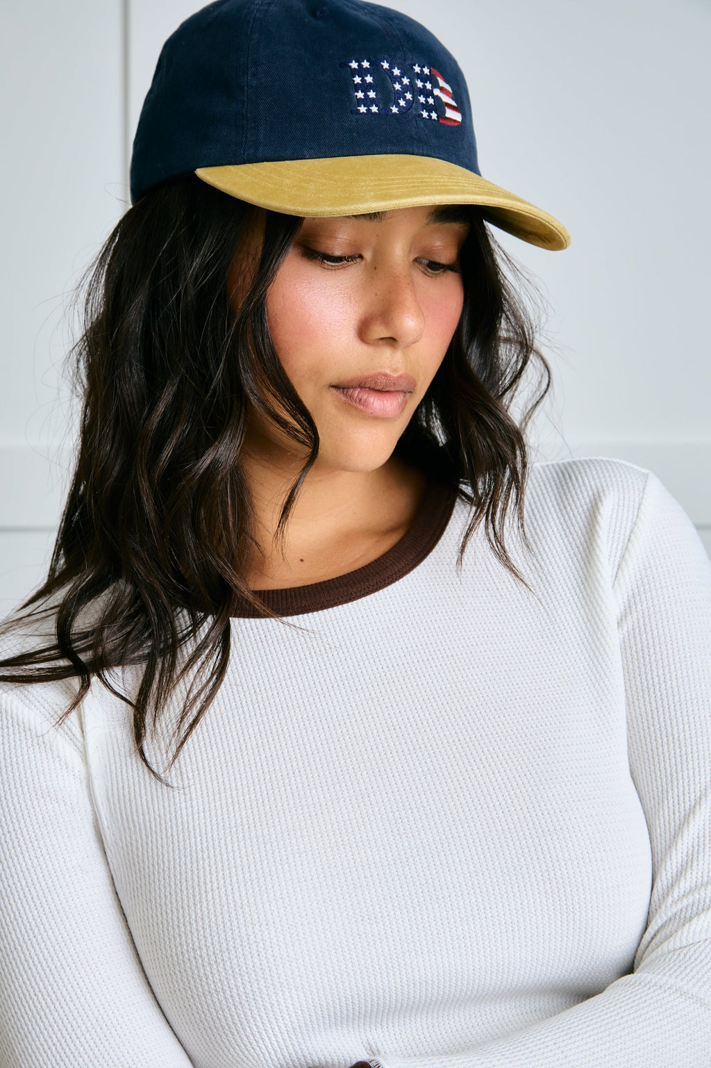 American Summer Baseball Hat - Navy