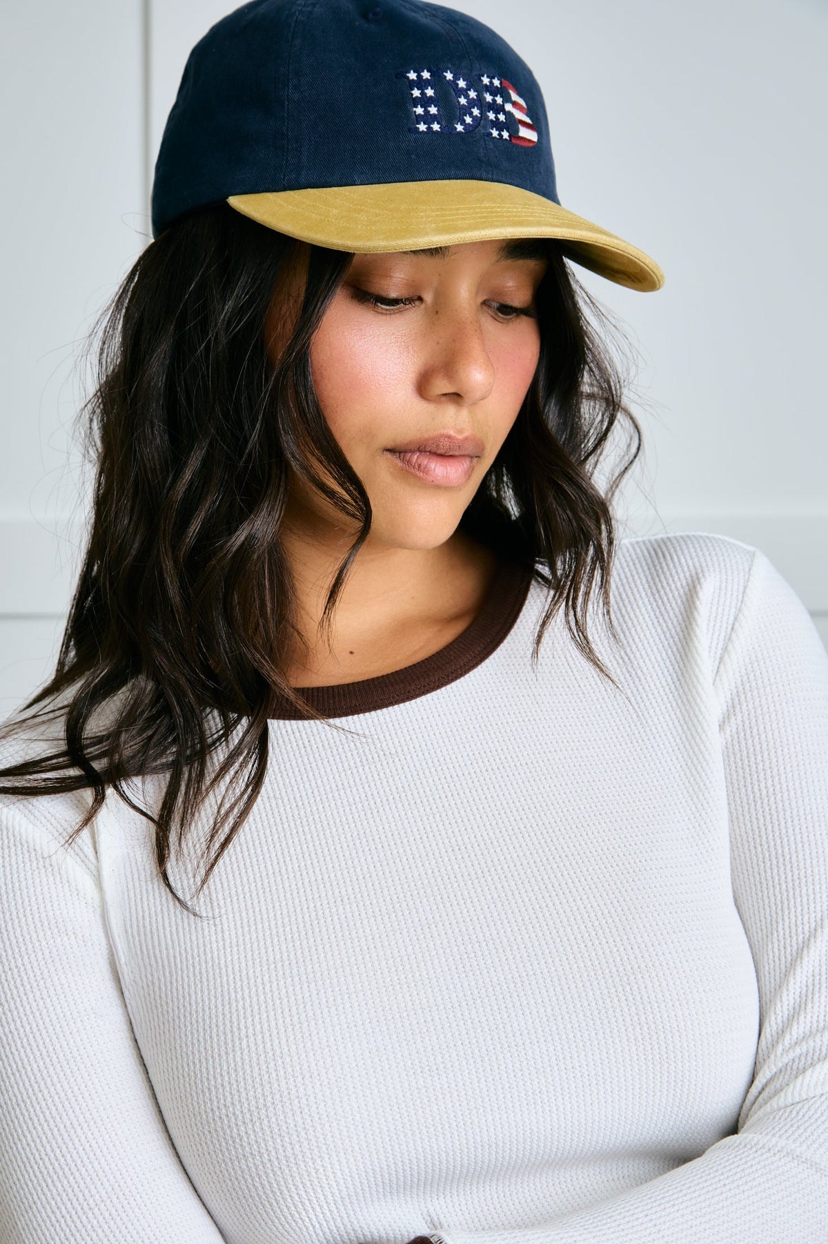 American Summer Baseball Hat - Navy