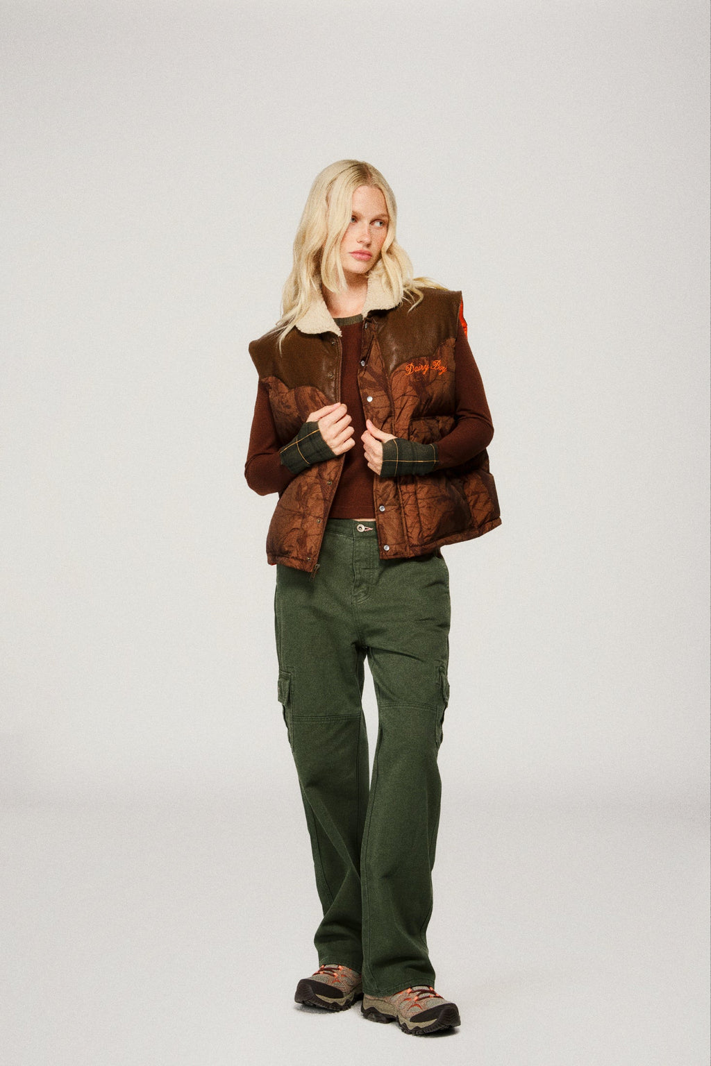 Mountain Puffer Vest - Lowcountry Camo