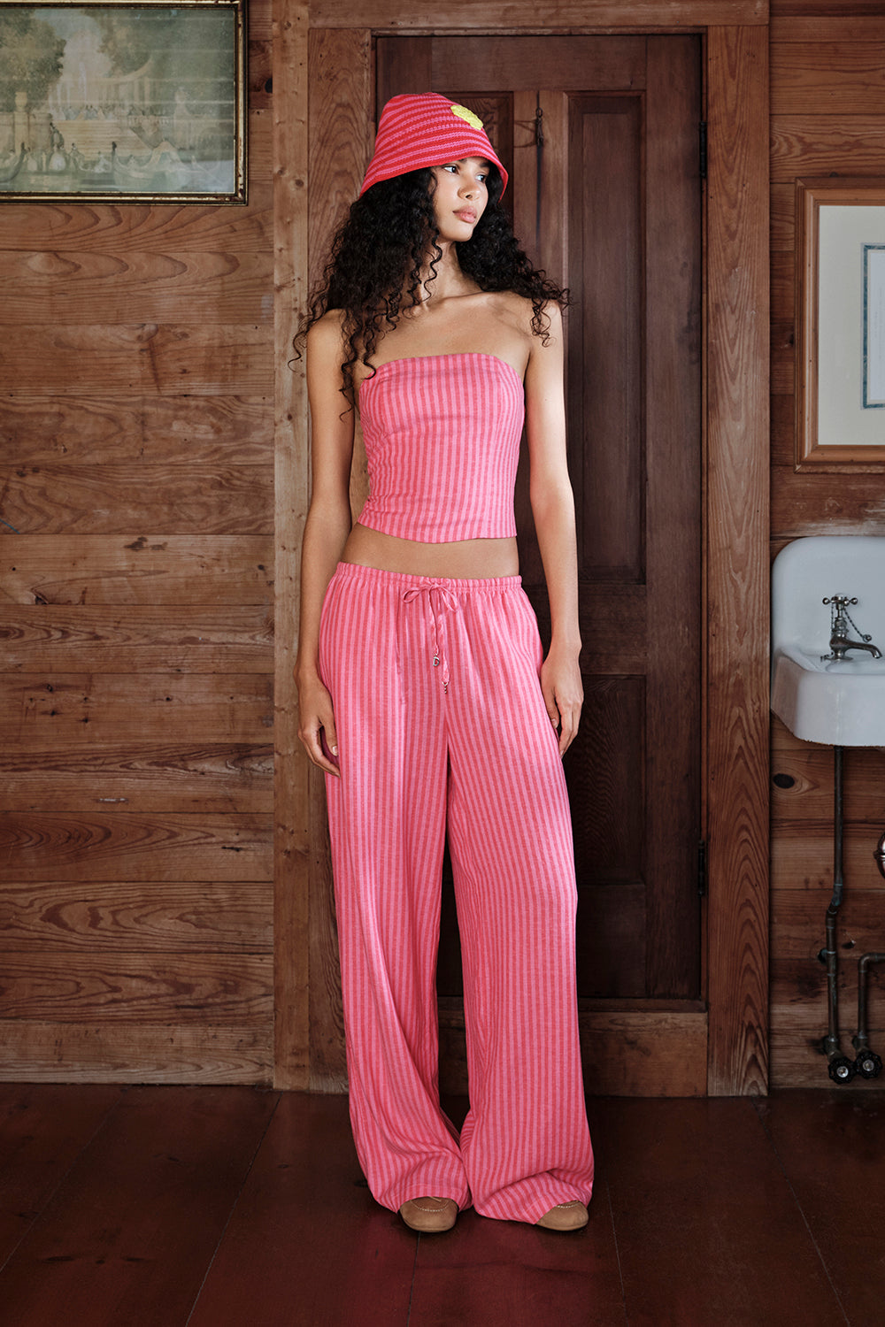 Boat Day Top - Picnic Stripe
