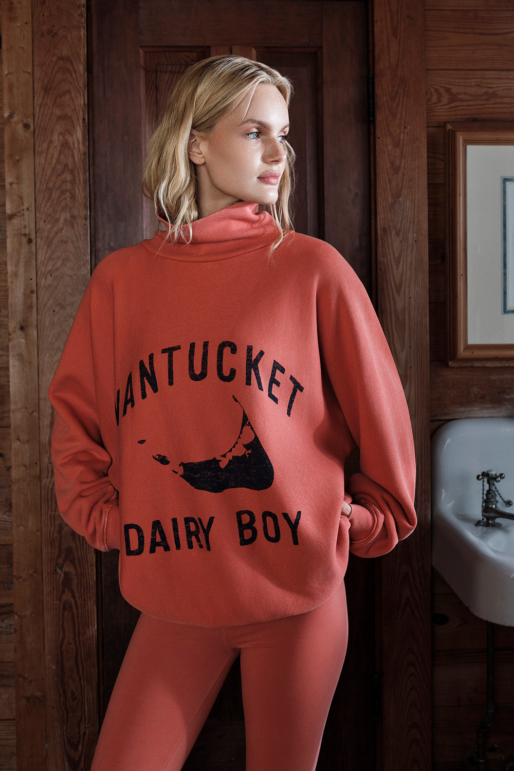 Nantucket Rollneck - Nantucket Red