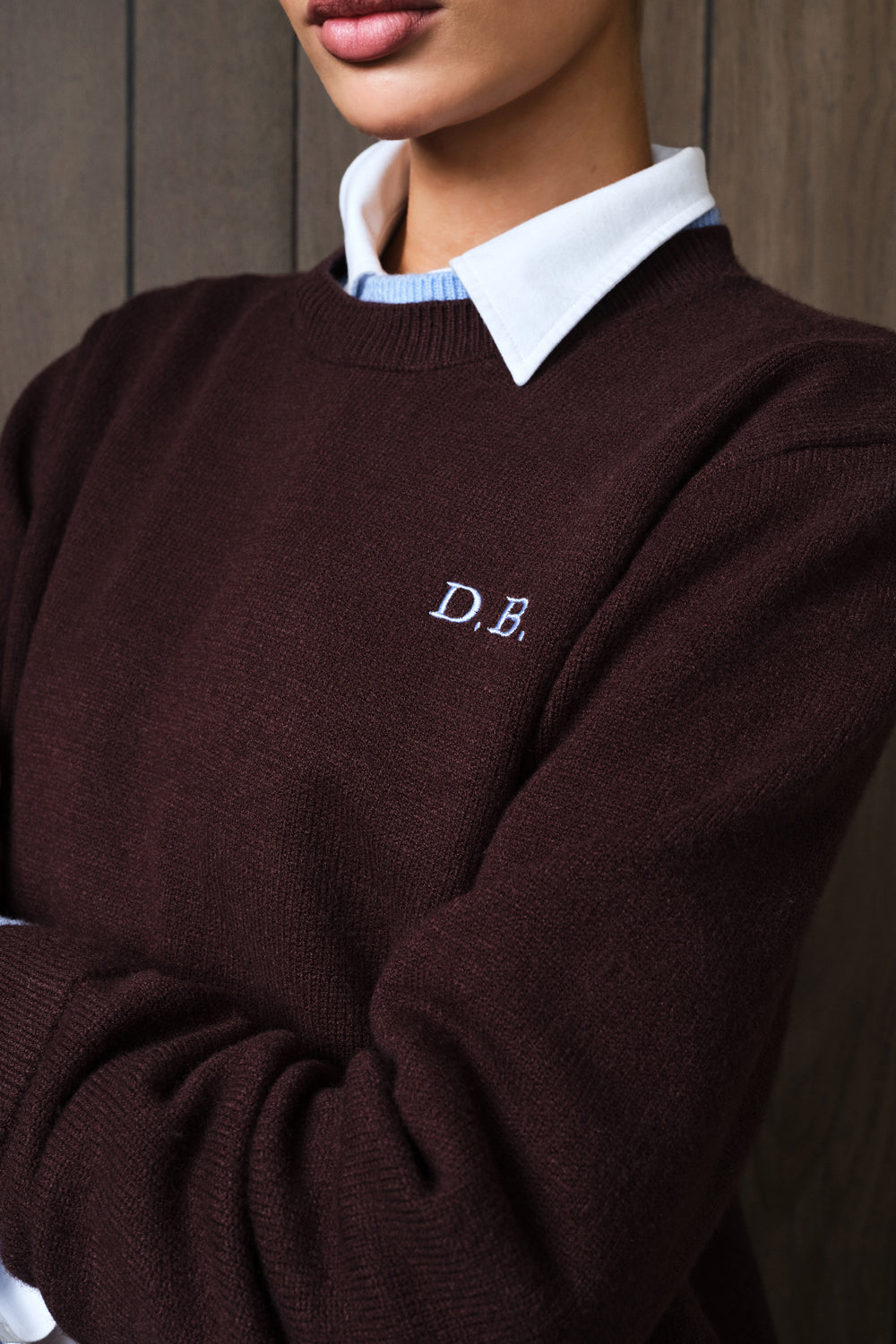 Double Layered Sweater - Brown Bear