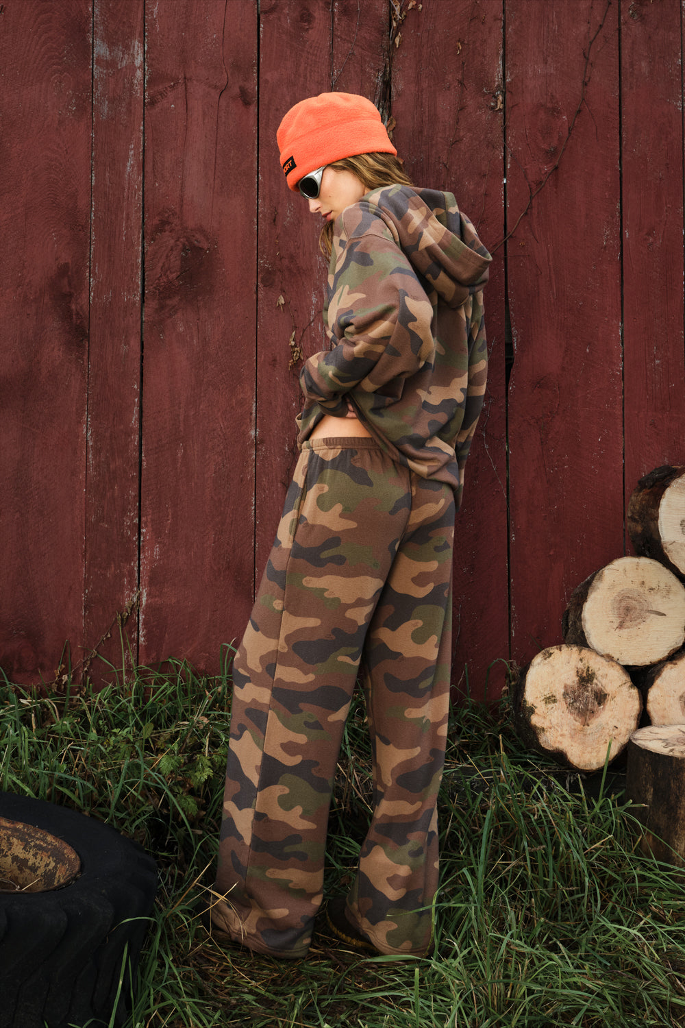 The Oversized Hoodie - Decoy Camo in Earth