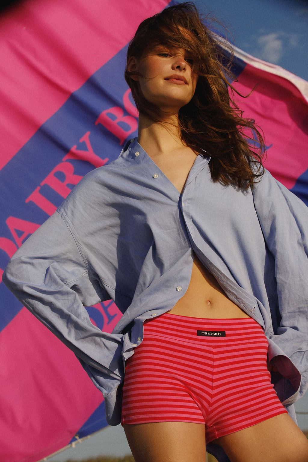 Mini Short - Picnic Stripe