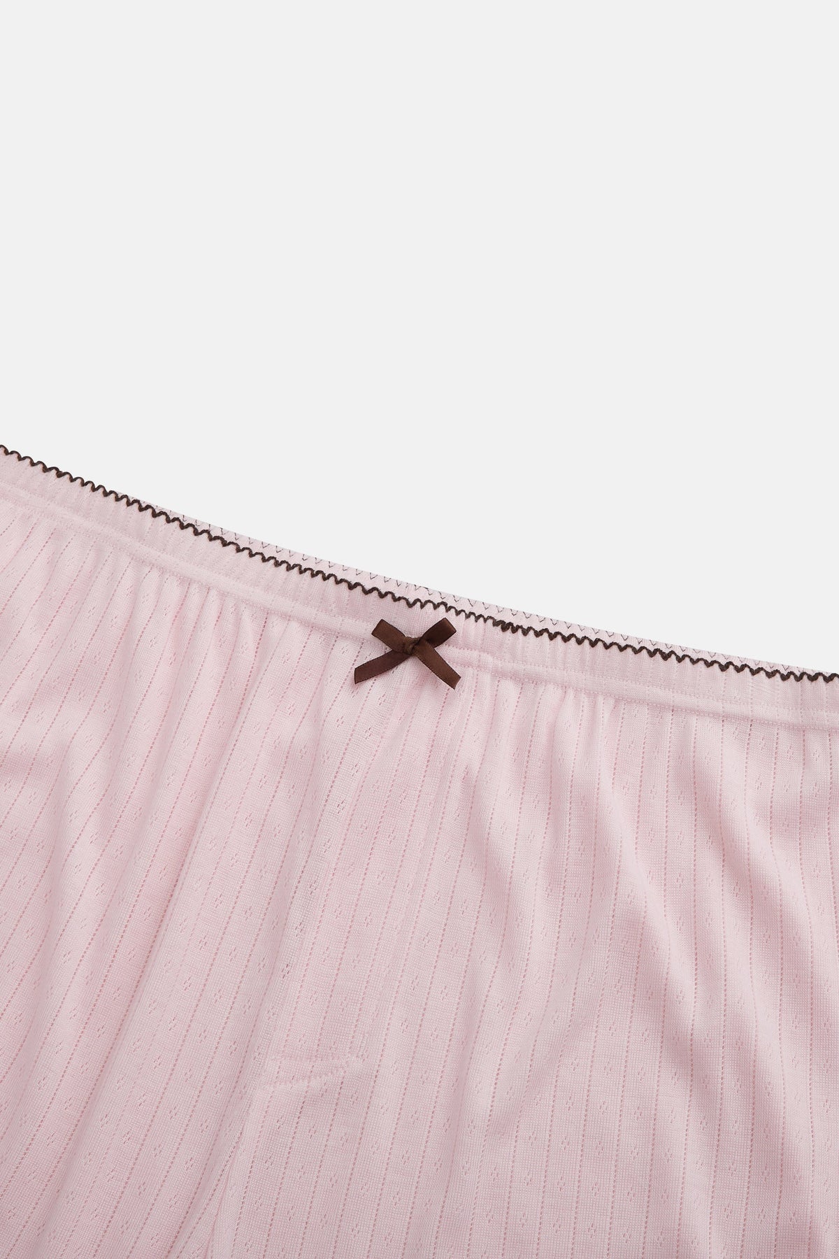 Pointelle Sleep Short - Blush