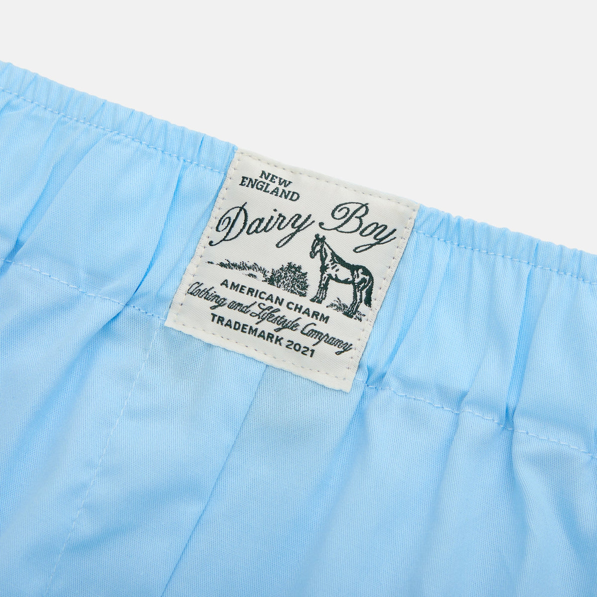 Garden Bed Boxer Shorts - Cool Blue