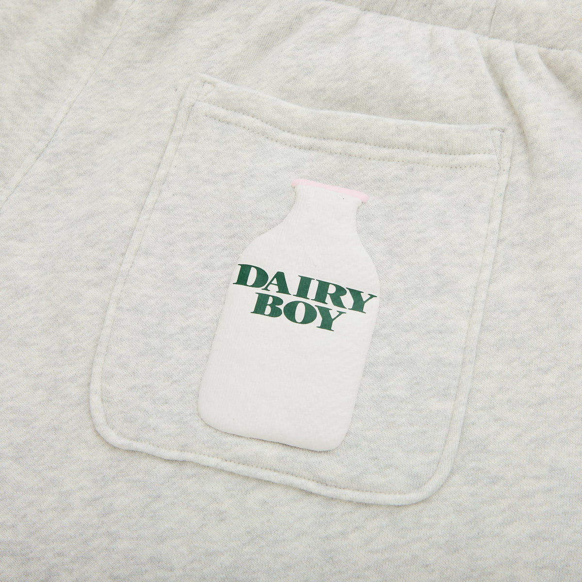 Milk Bottle Sweatpant - Heather Grey
