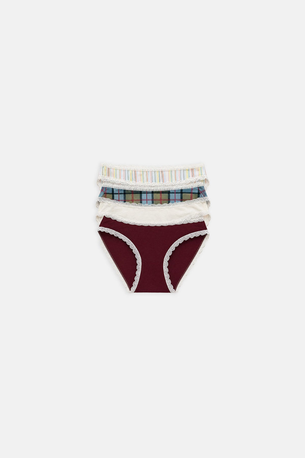 Cheeky Undie Pack - Scottish Plaid Multi