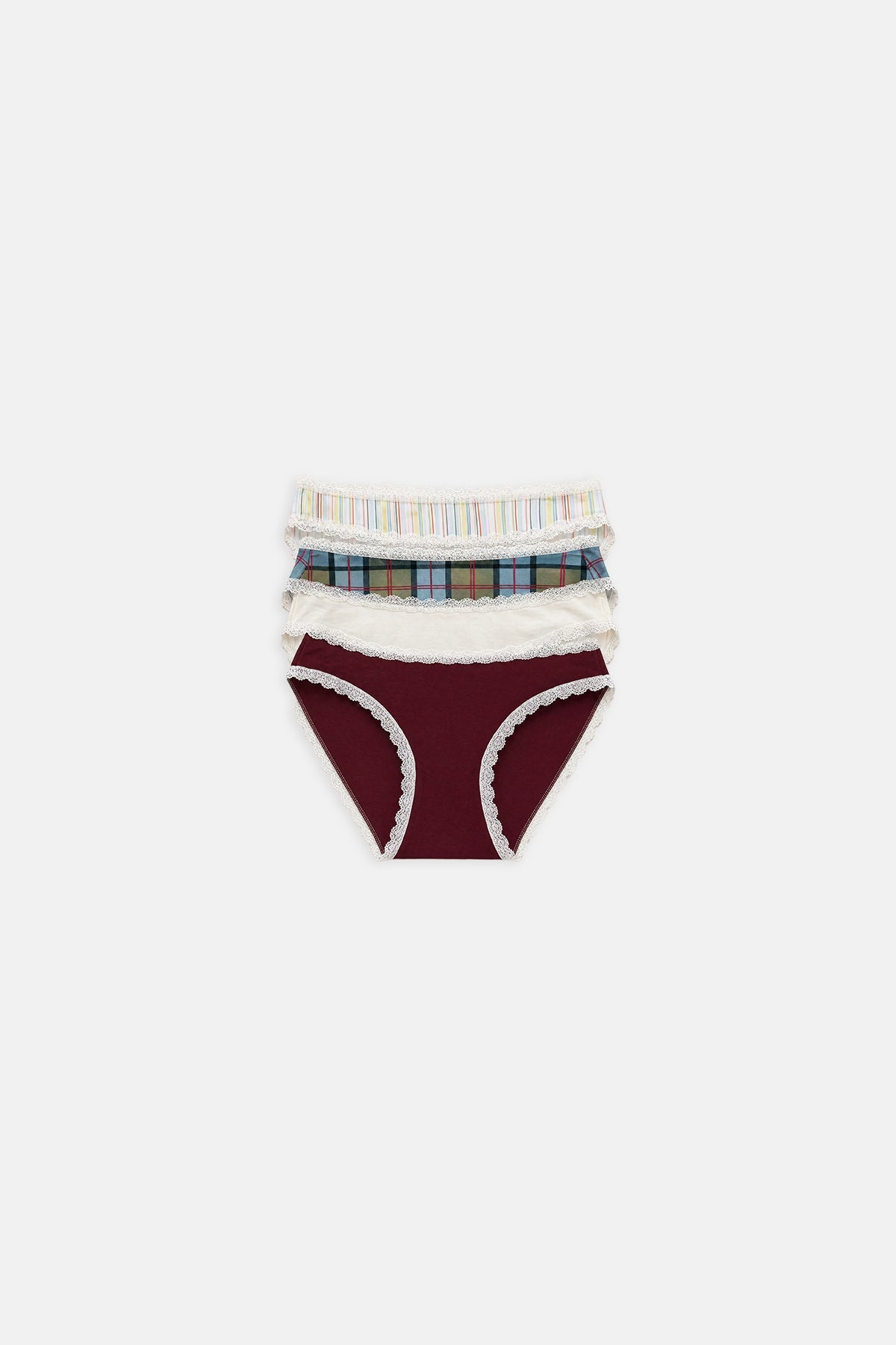 Cheeky Undie Pack - Scottish Plaid Multi