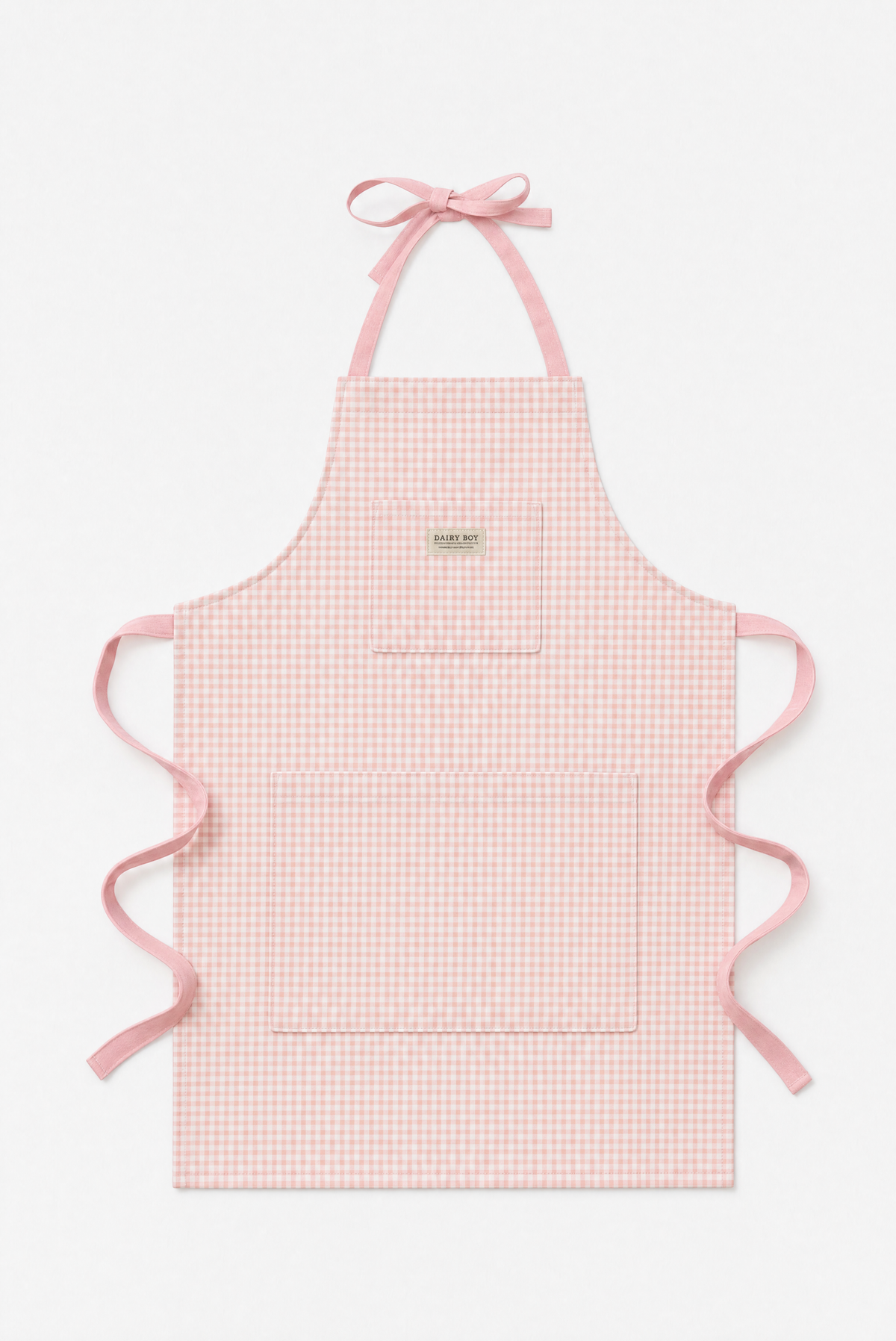 Farm Apron - Pink Gingham