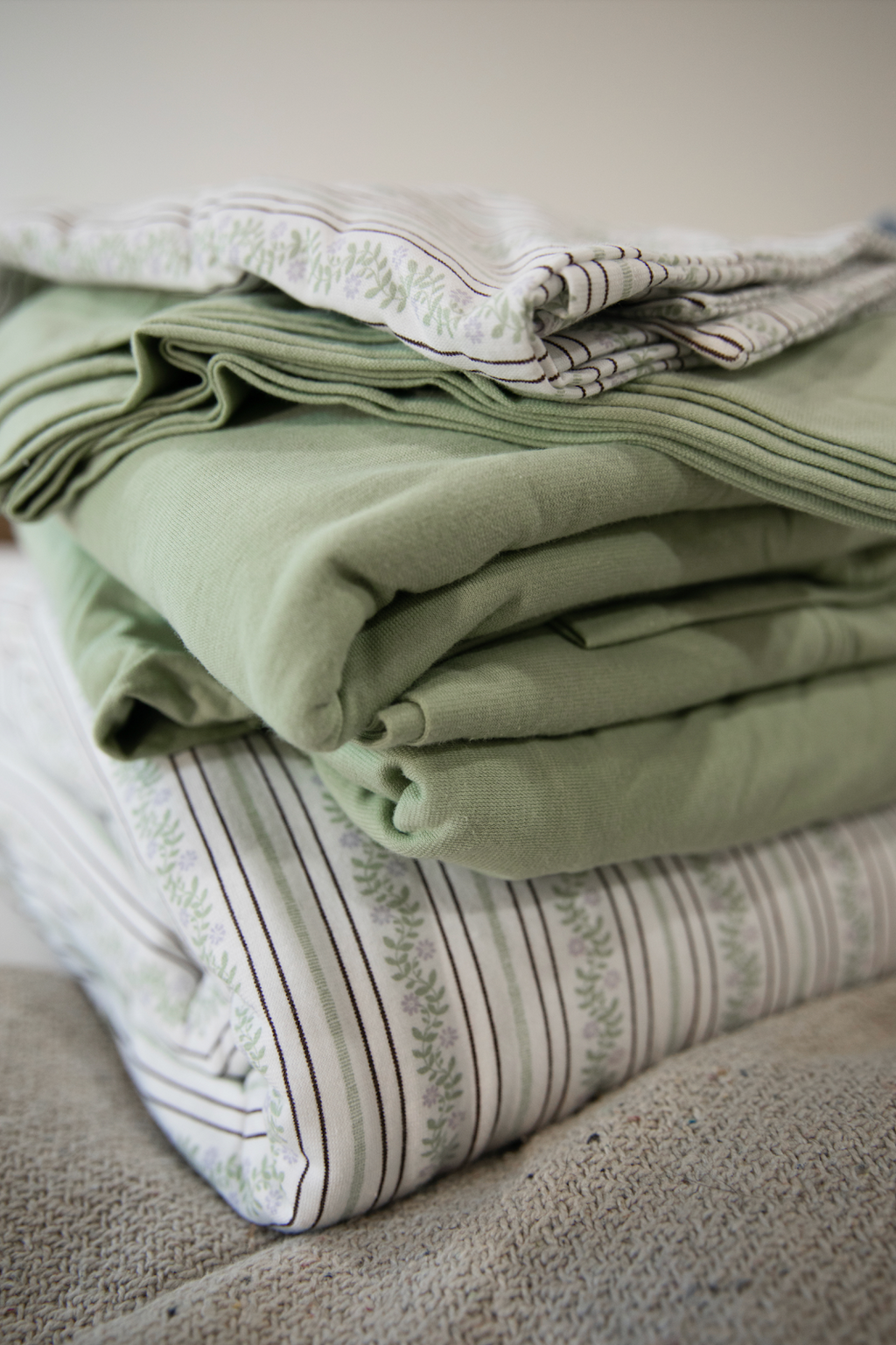 Jersey Pillowcase Set - Sage