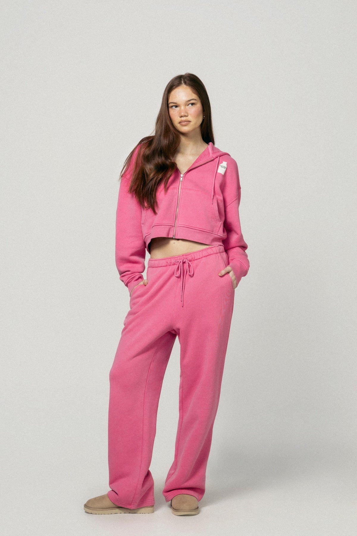 Milk Bottle Sweatpant - Strawberry Milk